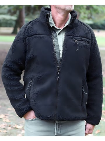 Brandit Fleecejacke/Fleecepullover "Teddyfleece Jacket" in Schwarz