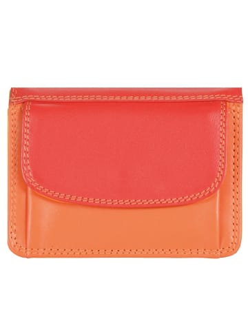 MYWALIT Small Tri-fold Wallet Geldbörse Leder 8 cm in jamaica