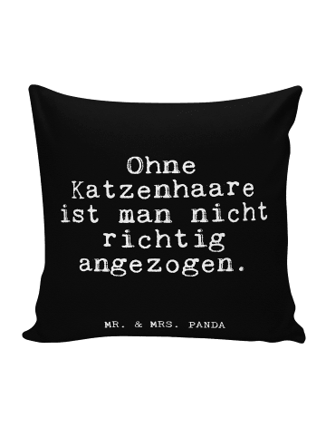 Mr. & Mrs. Panda kissen für sofa Ohne Katzenhaare ist man... mit... in Schwarz