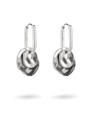 LIEBESKIND BERLIN Ohrringe Creolen - Organic Shapes in silber