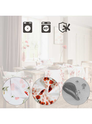 Erwin Müller Tischläufer abgepasst in rot