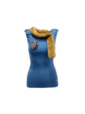 Dsquared² Blau Viskose Tank Tops