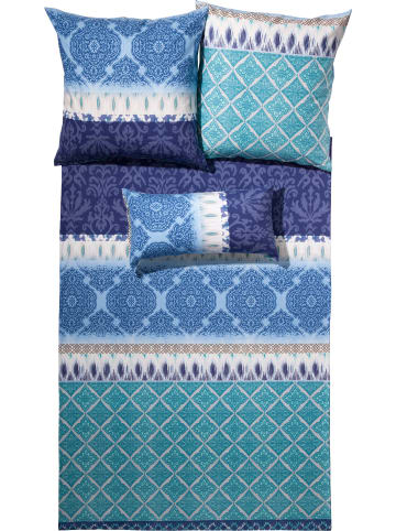 Fleuresse Fein Biber Bettwäsche in blau