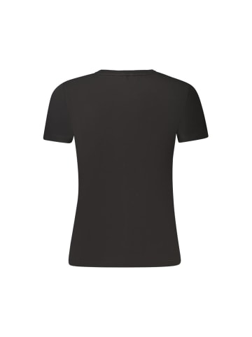 Guess Jeans Schwarz Damen T-Shirt aus Baumwolle