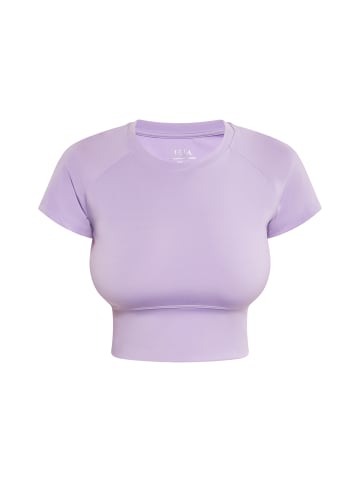 IZIA Damen Crop-Top in Lavendel