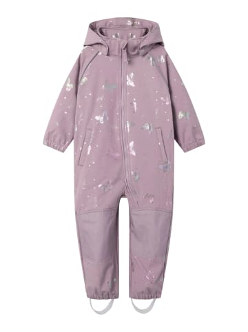 name it Softshelloverall NMFALFA08 SOFTSHELL SUIT in elderberry