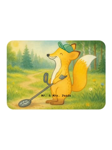 Mr. & Mrs. Panda Kühlschrankmagnet Fuchs Metalldetektor Design o... in Weiß