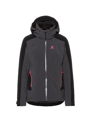 SALOMON Jacke BRILLIANT in Anthrazit