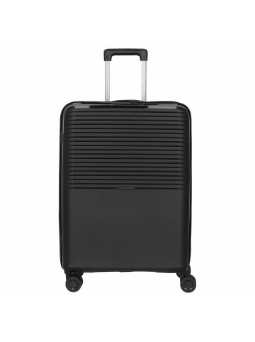 D&N Travel Line 4000 - 4-Rollen-Trolley M 66 cm in schwarz