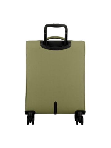 Jump Monthélys 4 Rollen Kabinentrolley 55 cm mit Dehnfalte light green