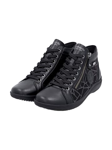 remonte Sneakers Montante mit Schnürsenkeln Fino Schwarz