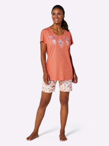 WITT WEIDEN Shorty in papaya-ecru-bedruckt