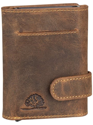 Greenburry Kreditkartenetui Vintage in Sattelbraun