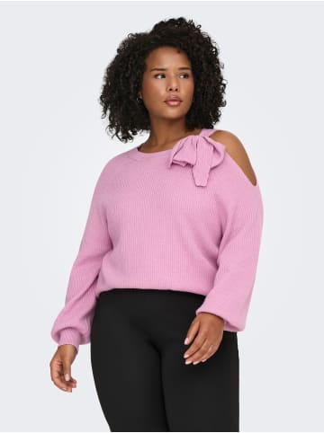 ONLY Carmakoma Gestricktes Oberteil in Mauve Mist