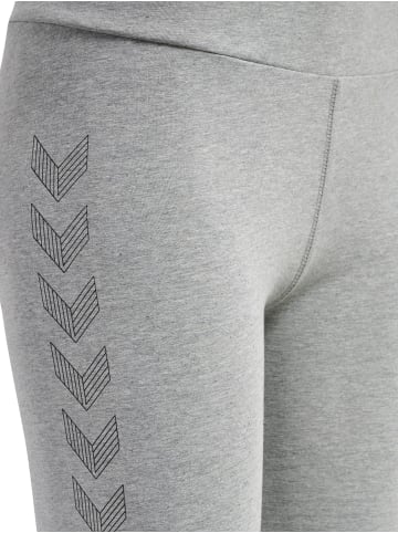 Hummel Leggings Hmlmove Grid Cotton Tights in GREY MELANGE