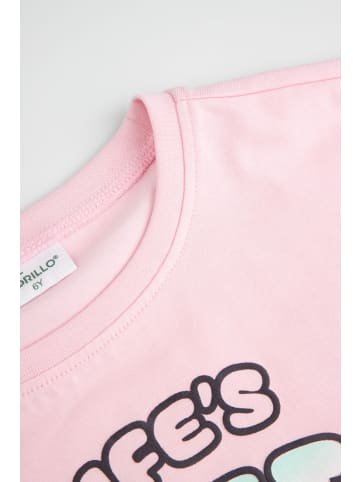 Coccodrillo T-shirt mit kurzen Ärmeln in rosa