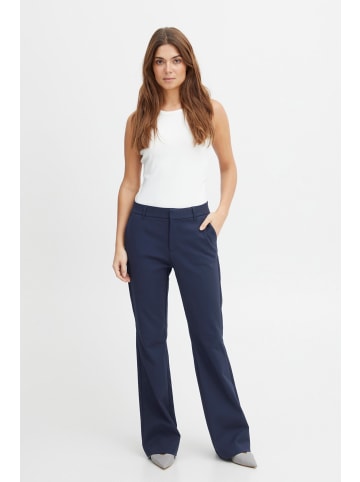 PULZ Jeans Schlaghose in blau