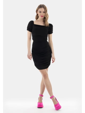 faina Damen Minikleid in Schwarz