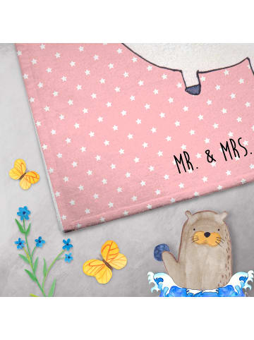 Mr. & Mrs. Panda Handtuch Einhorn Fitness ohne Spruch in Rot Pastell