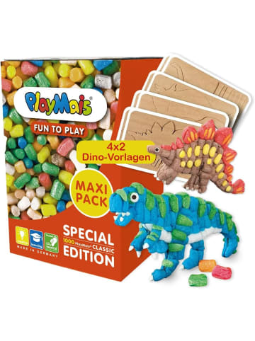 PlayMais Fun to Play MAXI PACK 3in1 Motorik Spielzeug 1000 Teile Vorlagen Anleitung 3+