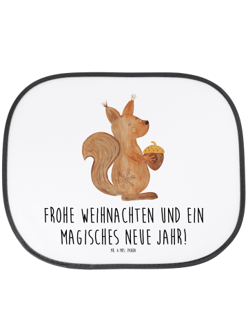 Mr. & Mrs. Panda Sonnenschutz Fenster Auto Eichhörnchen Weihnach... in Weiß