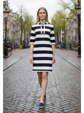 salzhaut Kurzes Kleid (Mini) BIERGEN Navy-Offwhite