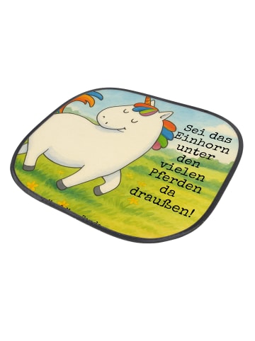 Mr. & Mrs. Panda Auto Sonnenschutz Einhorn Stolzieren Design mit... in Weiß