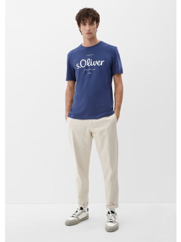 s.Oliver T-Shirt kurzarm in Blau