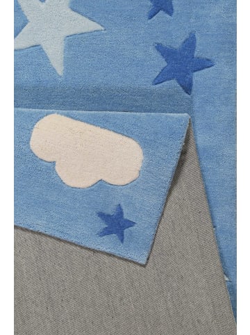 Smart Kids Teppich "LaLeLu" in Blau/Hellblau/Beige