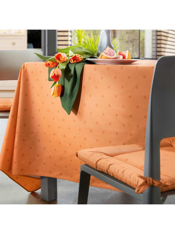 Erwin Müller Baumwollmischung Tischdecke Neuss in terra