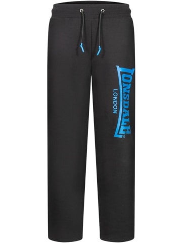 Lonsdale Trainingshose "Herdley Herren Jogginghose normale Passform" in Schwarz