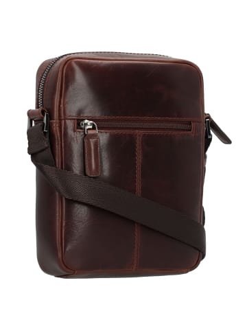 Bugatti Romano Mini Bag Umhängetasche Leder 17 cm braun