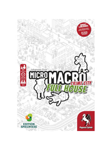 Pegasus Brettspiel MicroMacro: Crime City 2 - Full House (Edition Spielwiese) - ab 10 J