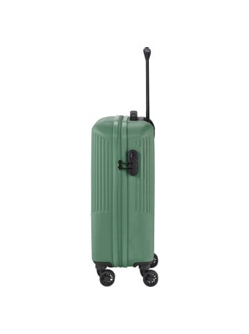 travelite Bali - 4-Rollen-Kabinentrolley S 55 cm (weiß/cognac) in grÃ¼n