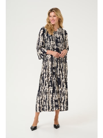 Kaffe Kleid BPolivia Regular fit in Black/White Graphic Lines