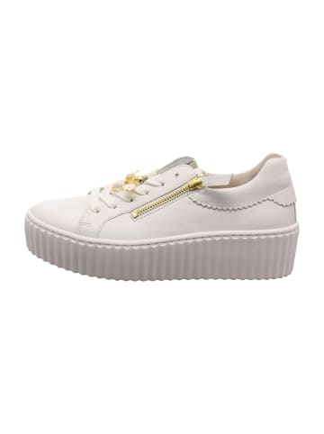 Gabor Plateau Schnürschuhe in Weiß