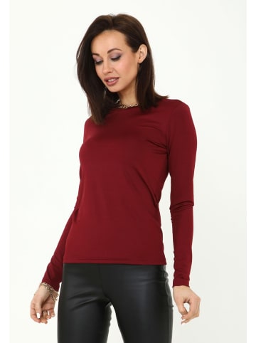 Awesome Apparel Langarmshirt in Bordeaux