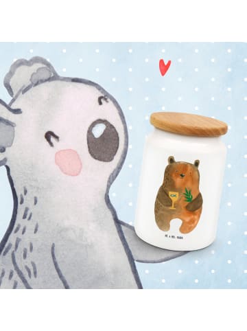 Mr. & Mrs. Panda Vorratsdose Bär Konfirmation ohne Spruch in Weiß