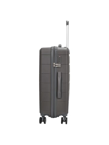 D&N Travel Line 2900 - 4-Rollen-Trolley M 65 cm (grau) in grau
