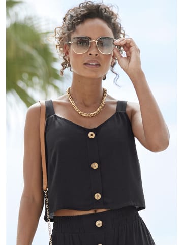 Vivance by Lascana Crop-Top in schwarz
