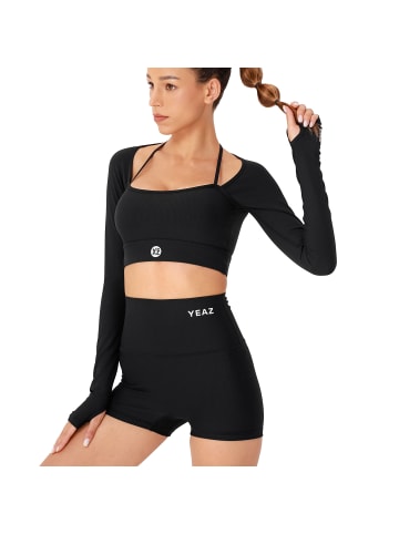 YEAZ CLUB LEVEL Long Top in schwarz