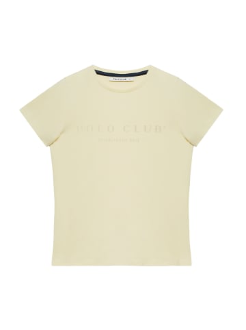 Polo Club T-Shirt in Hellgelb