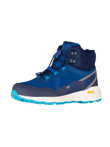 Trollkids Wanderschuh Hiker Mid Skarvan in pool blue