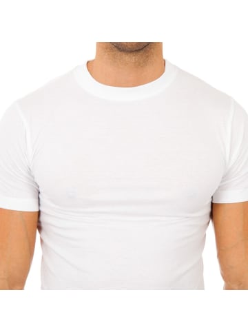 6er-Set: Unterhemd in White