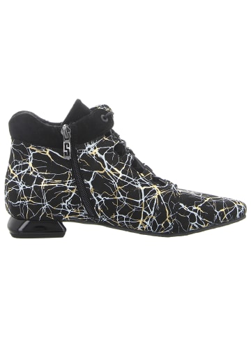 SIMEN Schnürstiefelette in schwarz