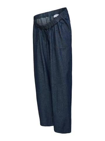 mama licious Umstandsjeans mit Straight Fit in Dark Blue Denim