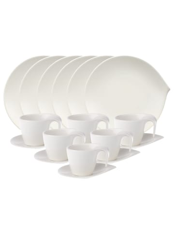 Villeroy & Boch 18er Set Frühstücks-Set Flow in weiß