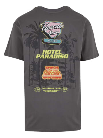 Mister Tee Mister Tee Hotel Paradiso Heavy Oversize Tee in darkgrey