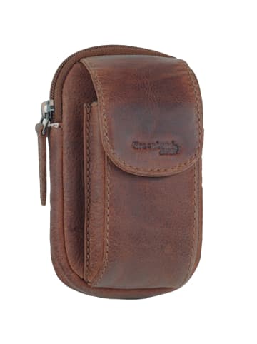 Greenland Nature Montana Gürteltasche Leder 9 cm Handyfach in natur