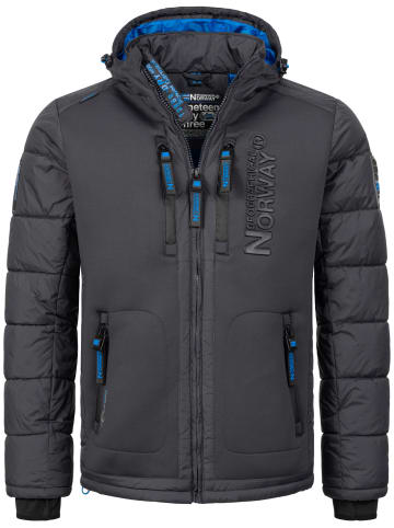 Geographical Norway Winterjacke in Dunkelgrau